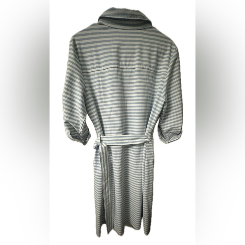Nautical/Costal Women’s Striped Utility Dress w/ Belt 14 - Picture 4 of 7